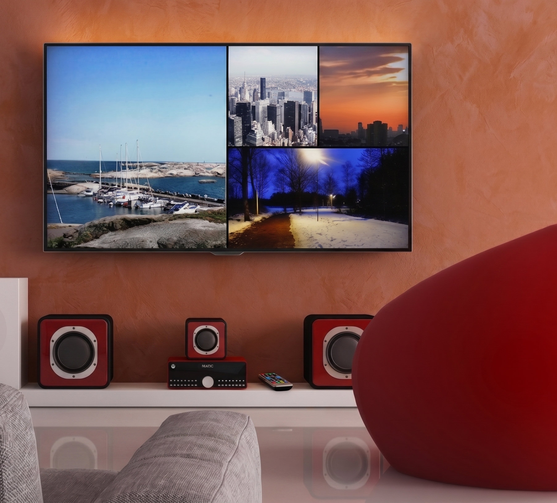 Living room setup
